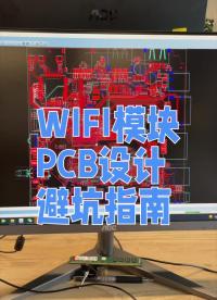 WIFI模块PCB设计避坑指南#跟着UP主一起创作吧 #电路设计 