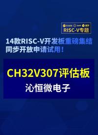 【RISC-V專題】沁恒微CH32V307評估板免費試用#RISC-V開發板評測 