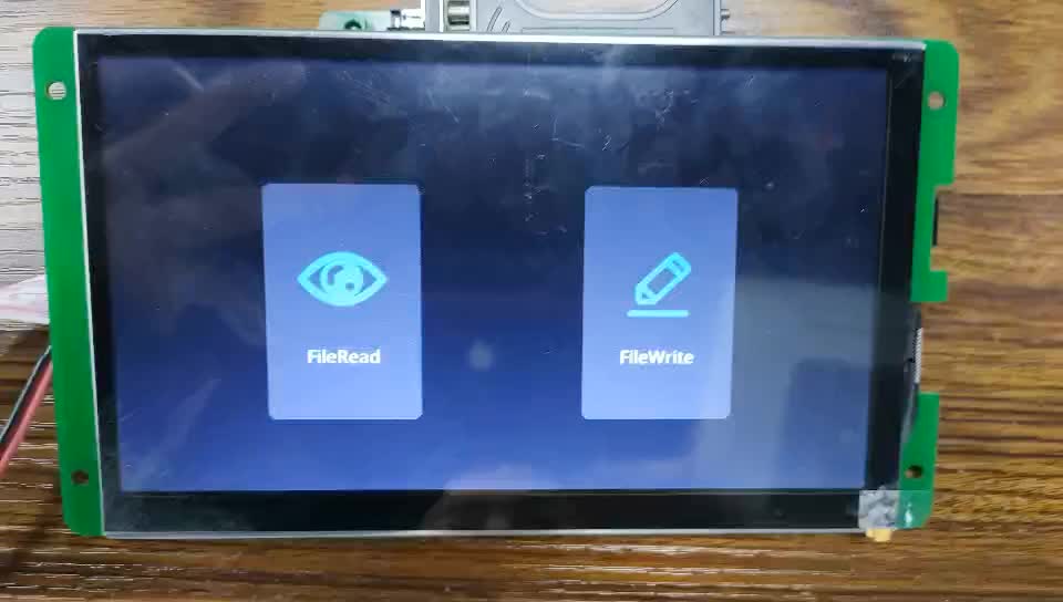 大彩医用级串口屏Lua应用视频教程-文件读写演示视频# #pcb设计  #嵌入式开发 