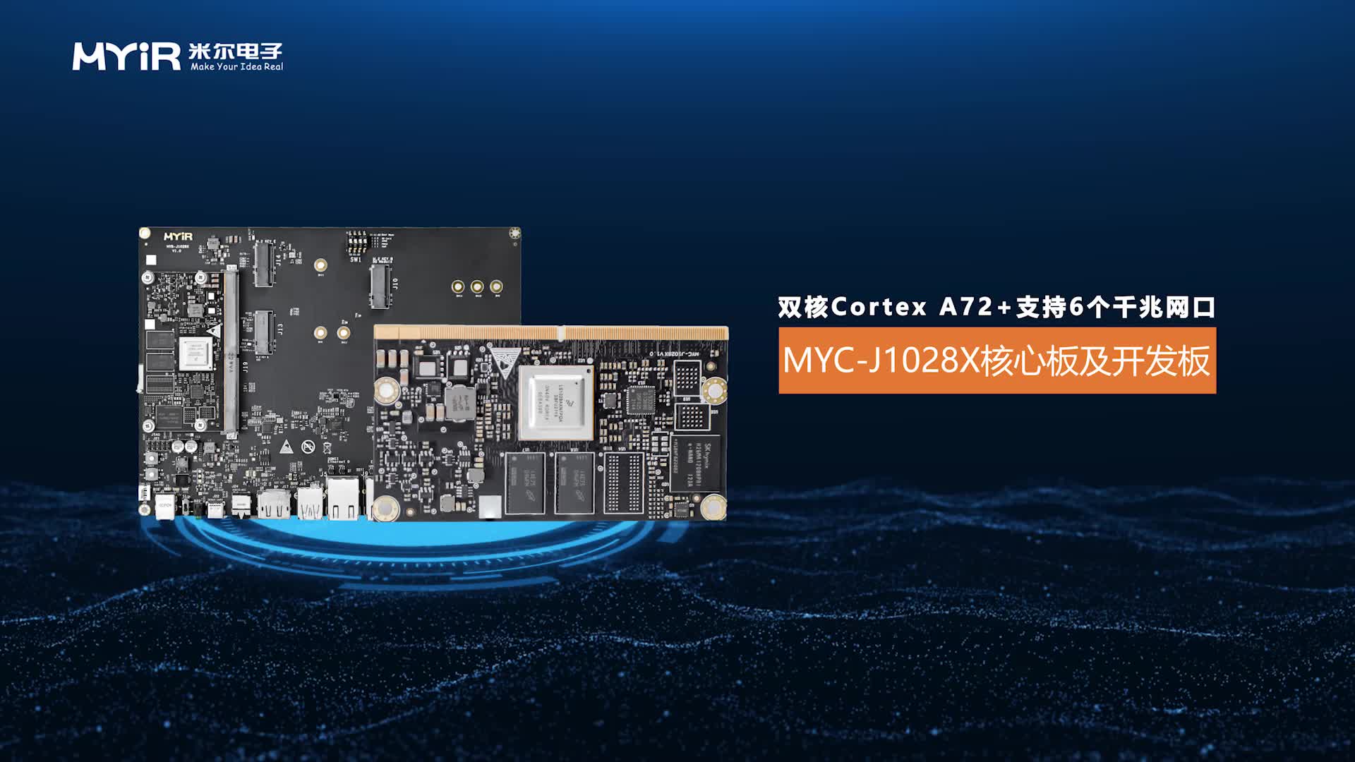 想要一款接口丰富、支持高清显示的核心板？米尔MYC-J1028X 基于NXP LS1028A应用处理器