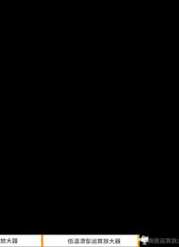 運(yùn)算放大器的類(lèi)型總結(jié)看這篇就夠了（02）#運(yùn)算放大器 #運(yùn)放 