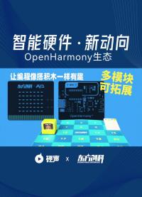 多模塊可拓展，如何讓編程像搭積木一樣有趣，OpenHarmony如何賦能創新教育實踐#跟著UP主一起創作吧 