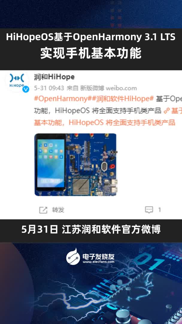 HiHopeOS基于OpenHarmony 3.1 LTS实现手机基本功能 