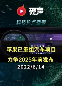 蘋果已重組汽車項目，力爭2025年前發布；富士康董事長指責競爭對手在越南挖人；谷歌挖走IBM芯片首席架構師