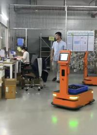AMR是如何在工廠工作的？
無需部署磁條和導軌，性價比高，柔性方便。# AGV# AMR