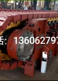 GBZ1250*9000重型板式給料機，輸送產量500噸，采用37kw變頻電機驅動，ABB變頻器調速.