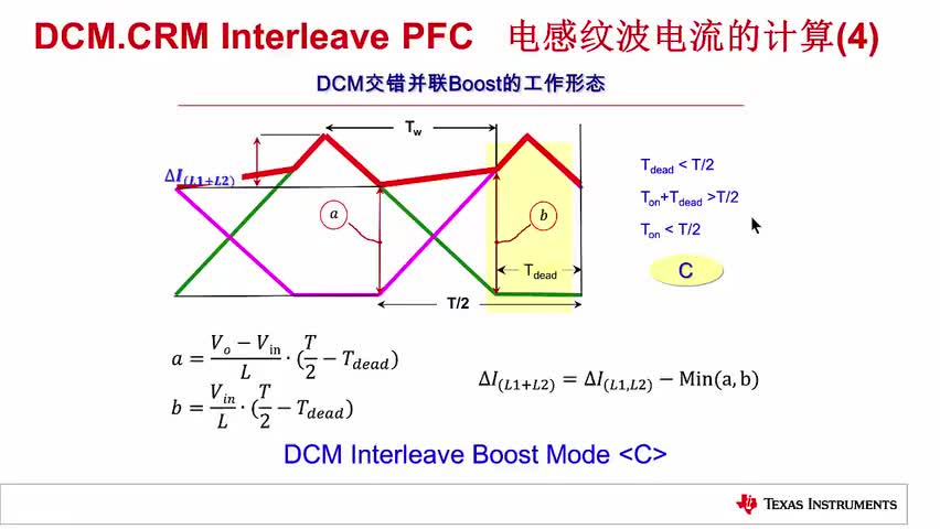 PFC电源设计与电感设计计算（七）DCM.CRM Interleave PFC电感纹波电流的计算（2）