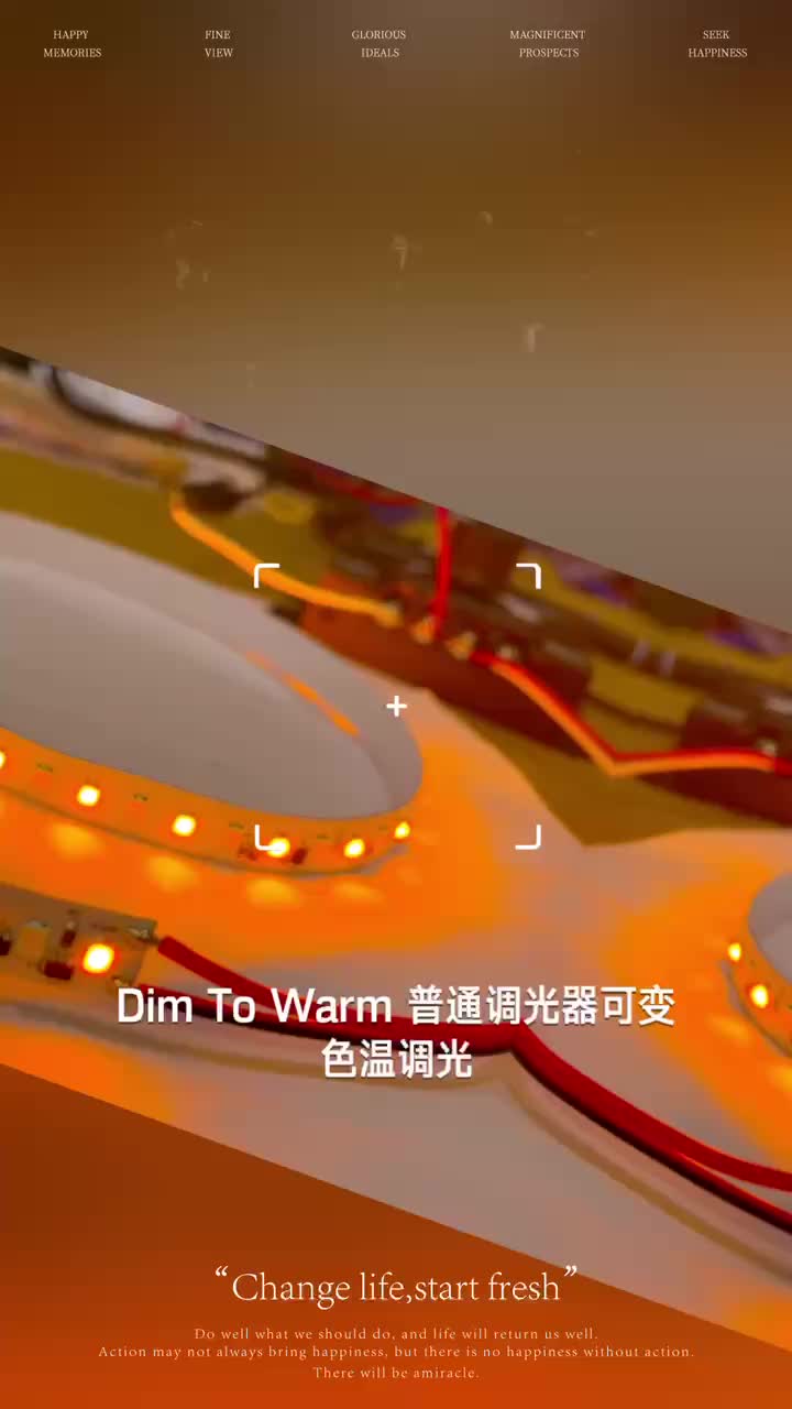 Dim To Warm 调光调色温LED灯带芯片NU403,普通调光器即可轻松实现变色调光,成本低,

