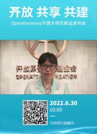 倒计时！就在今日！OpenHarmony开源大师兄新品发布会，6月30日10:00重磅开启。