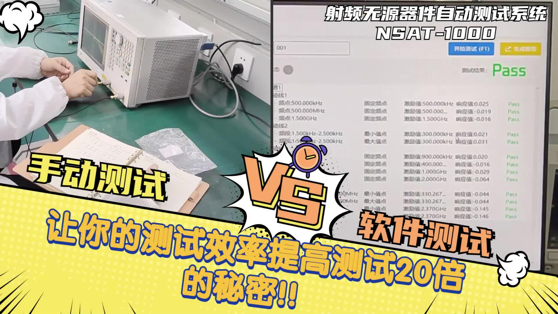 【軟件測評】手動VS軟件，能讓你測試效率提高20倍的秘訣??！#自動化測試 #射頻線 #軟件測評 #軟件測試
 