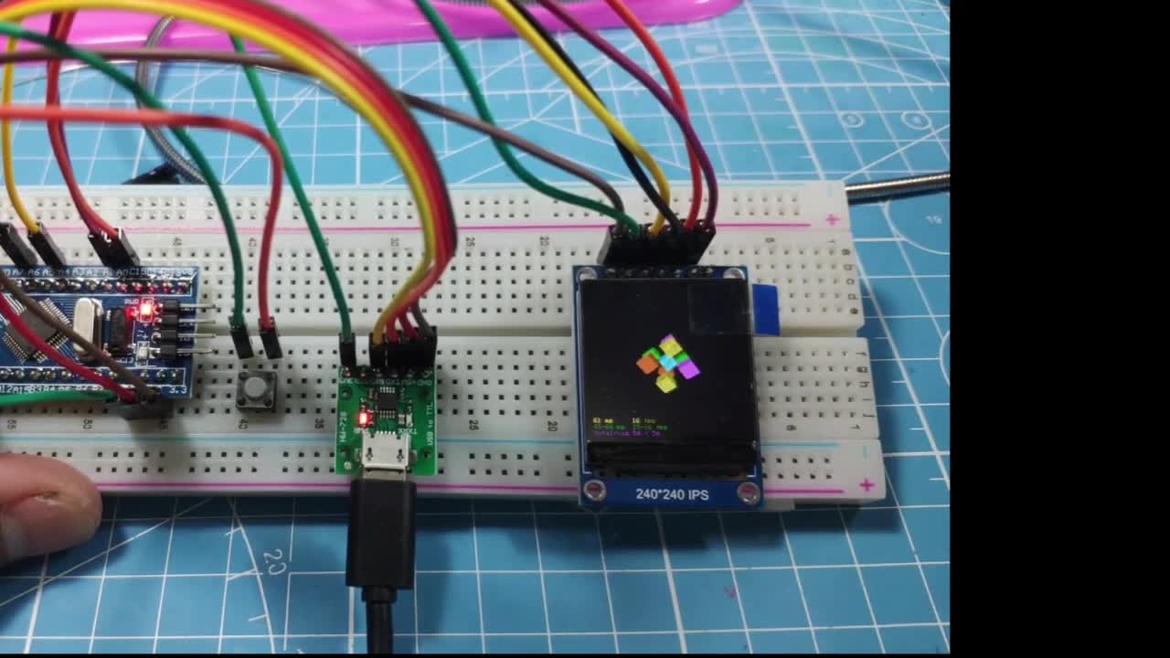 stm32+lcd 3d文件測試