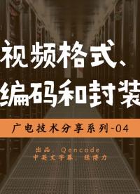 視頻格式、編碼和封裝 #視頻編碼 #音頻編碼 #封裝 
