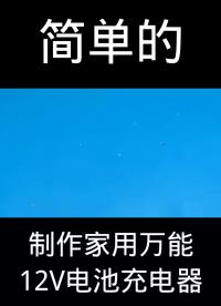 制作家用萬能12V電池充電器