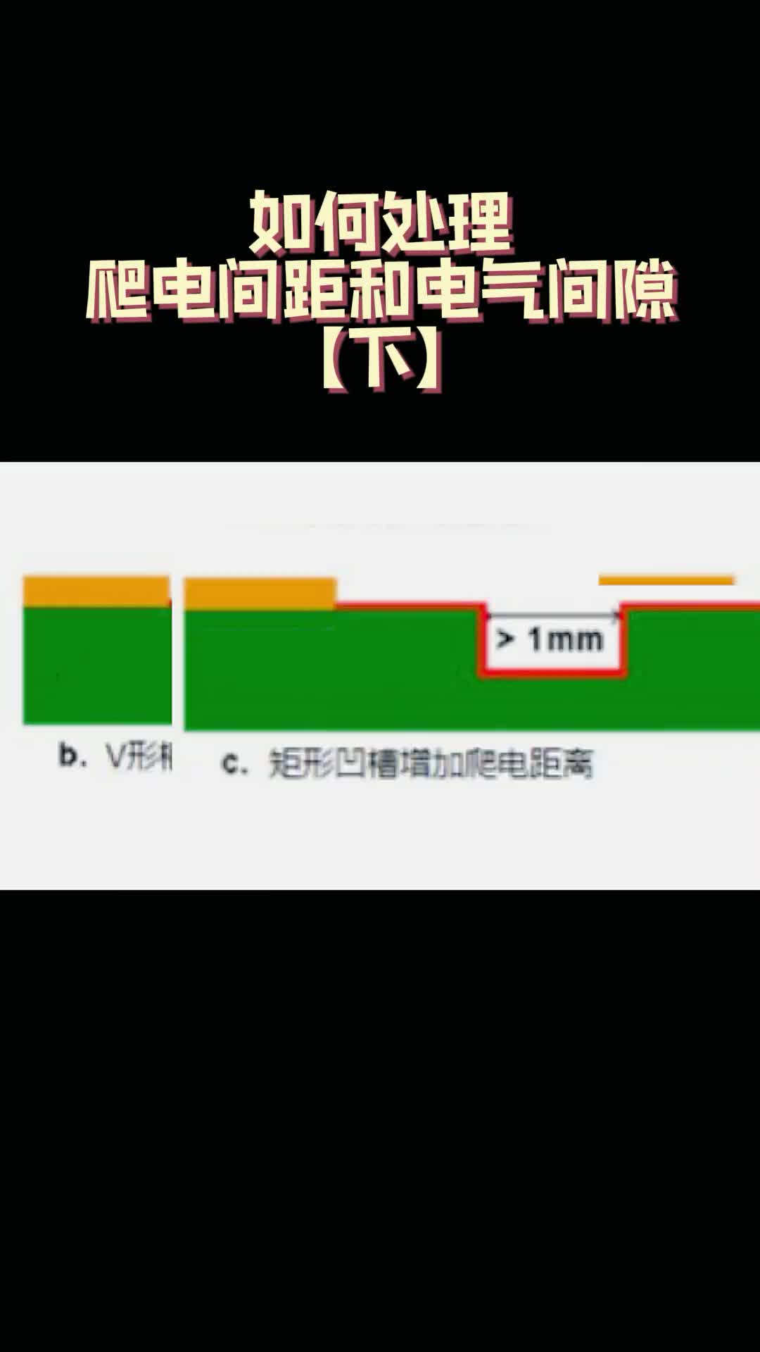 你们要的下集：在PCB设计中如何进行处理爬电间距以及电气间隙呢 #硬声创作季 