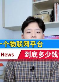 做一個物聯網平臺到底要多少錢