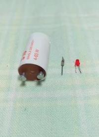 用跳泡內的雙金屬片與LED等做一個實用的溫度指示開關，感謝關注