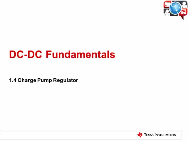 3 DC-DC 基礎 - 電荷泵穩壓器概述#穩壓器 