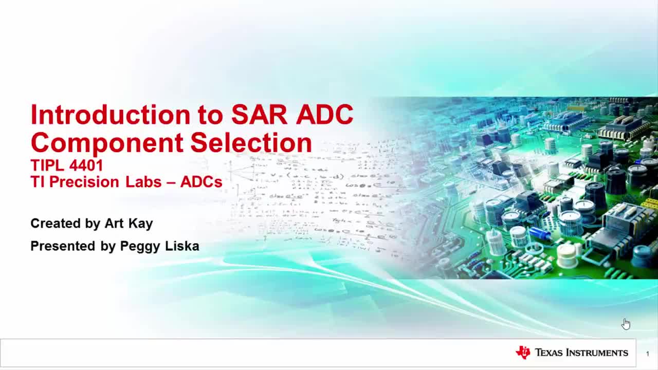 6.1 SAR ADC及其器件选型#ADC 