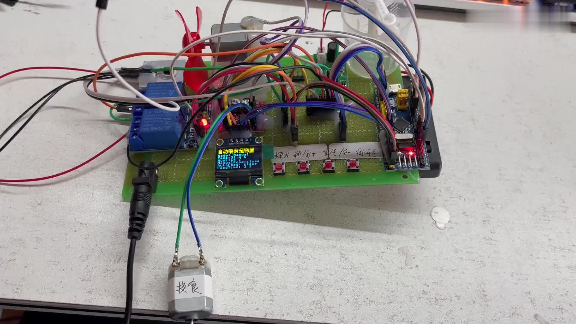 #硬聲創(chuàng)作季 基于STM32 -基于stm32的溫濕度控制及自動喂食寵物屋