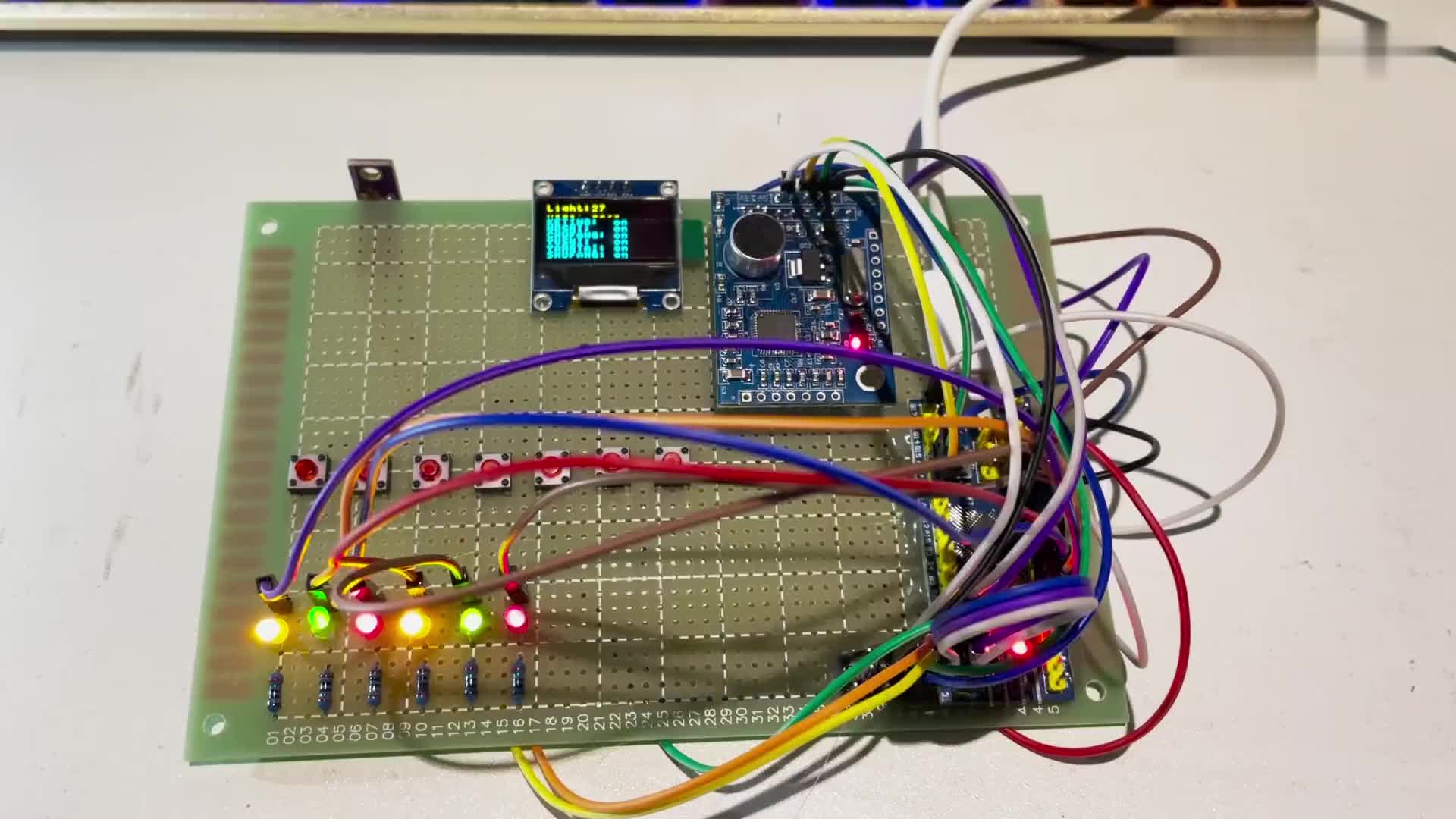 #硬声创作季 基于stm32 -智能家居语音灯光控制系统