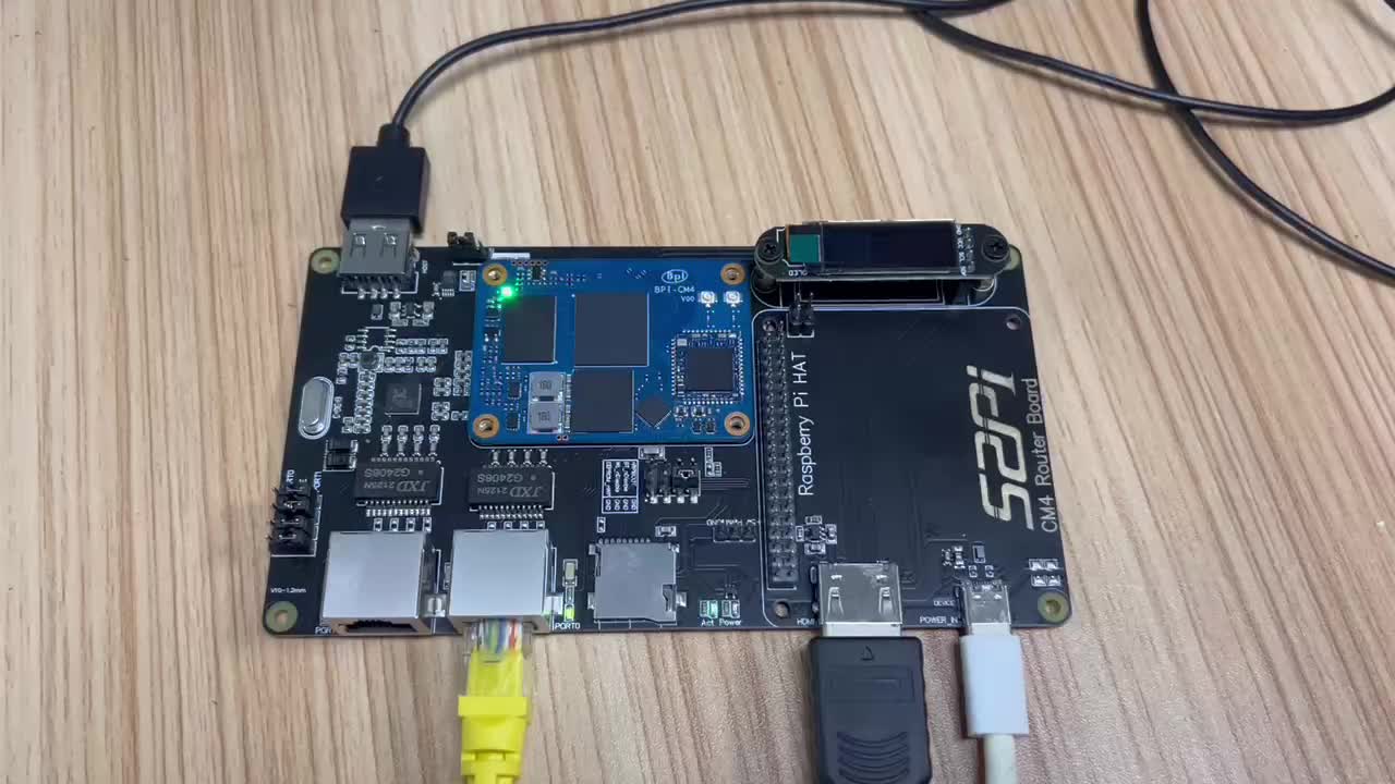 香蕉派 BPI-CM4計算機模組采用52Pi開發的樹莓派CM4底板測試android系統 #樹莓派CM4 