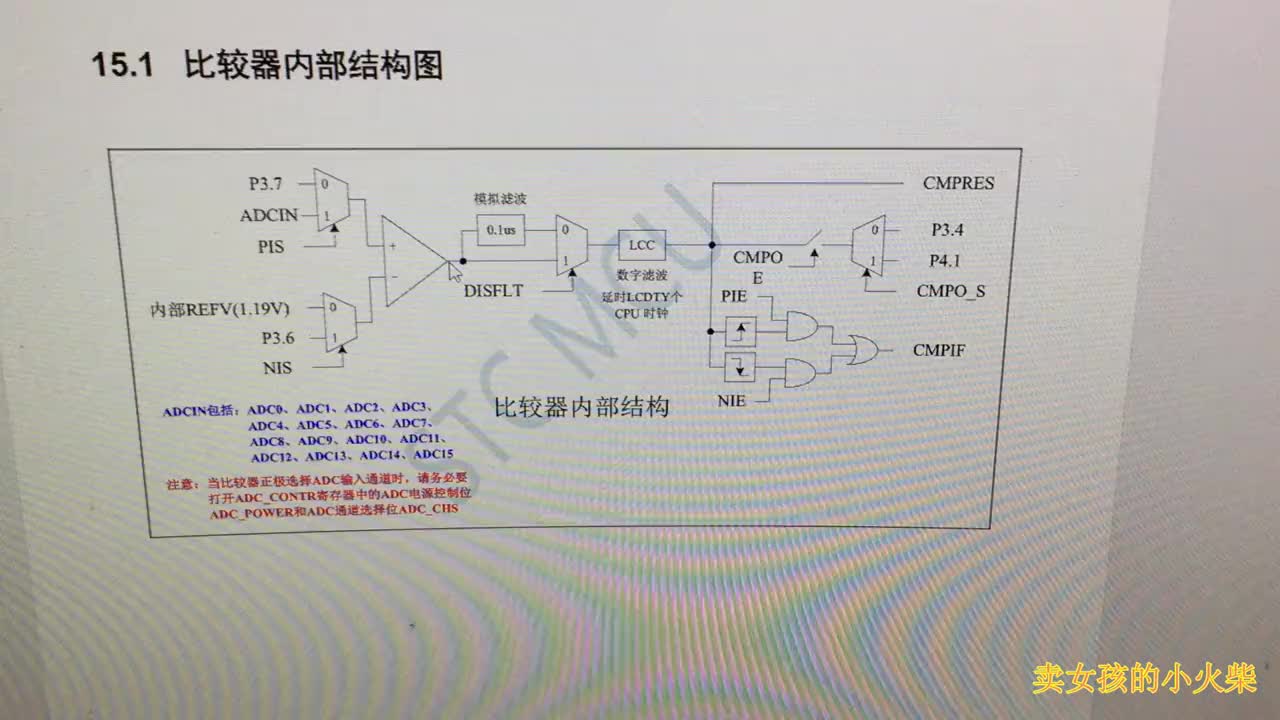 單片機(jī)內(nèi)部電壓比較器的使用 電源監(jiān)測 #硬聲創(chuàng)作季 #單片機(jī) 