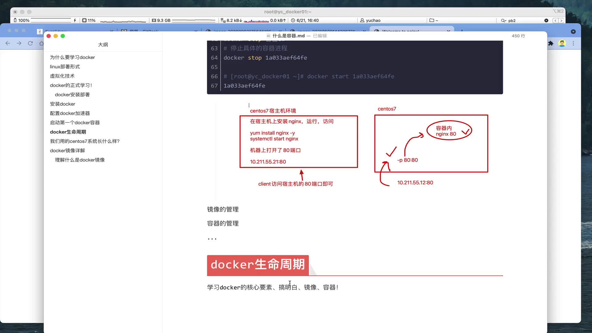 #硬聲創(chuàng)作季  11_docker生命周期詳解