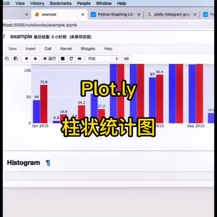 136 Py hon數據分析-Plo .ly畫直方圖 轉載整理自B站-正月點燈籠