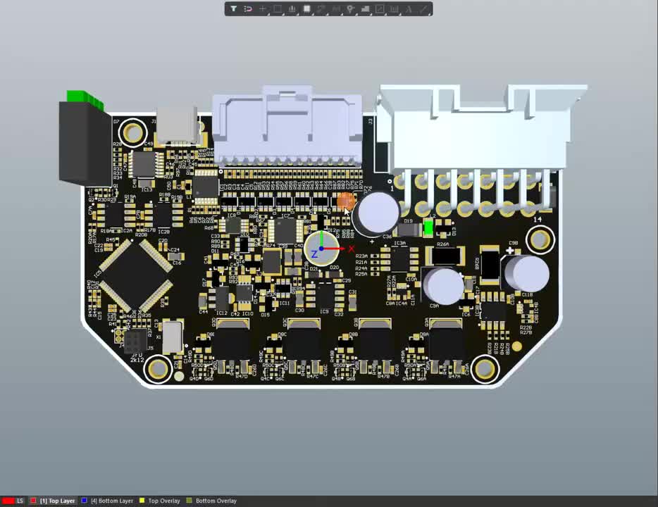 小车控制板PCB赏析