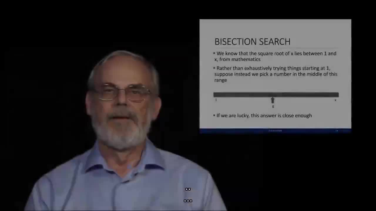 一套80节的Python教程-17. L3_S3.Bisection Search #硬声创作季 