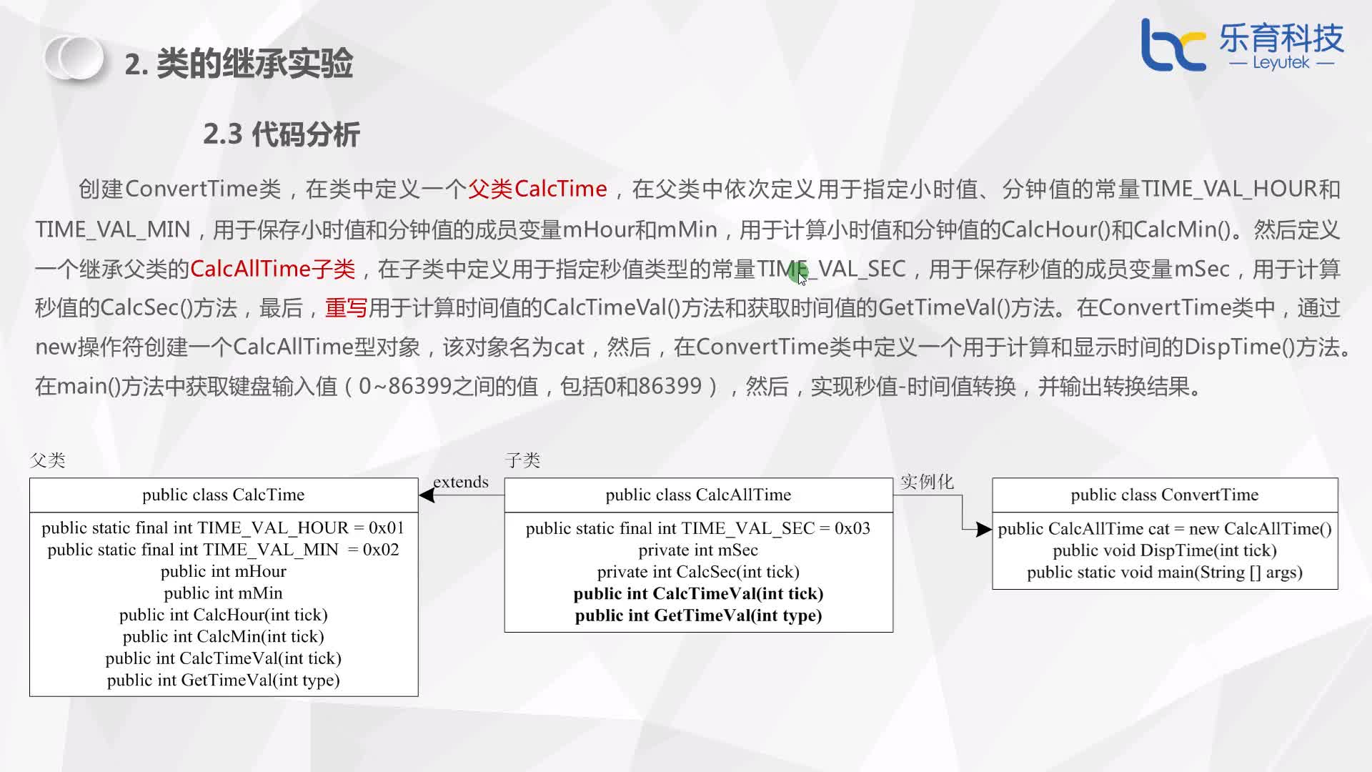 #硬聲創(chuàng)作季  3-2-6 類的繼承實驗-代碼分析