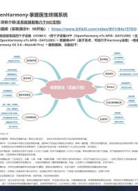家庭醫(yī)生終端系統(tǒng)#OpenHarmony開源開發(fā)者成長計(jì)劃解決方案學(xué)生挑戰(zhàn)賽 