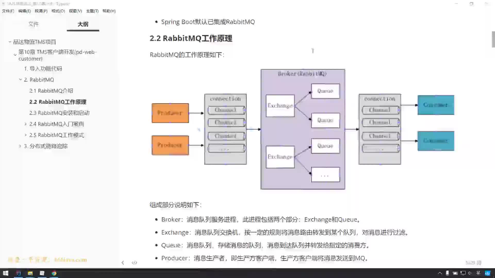 #硬声创作季  04-RabbitMQ（工作原理）