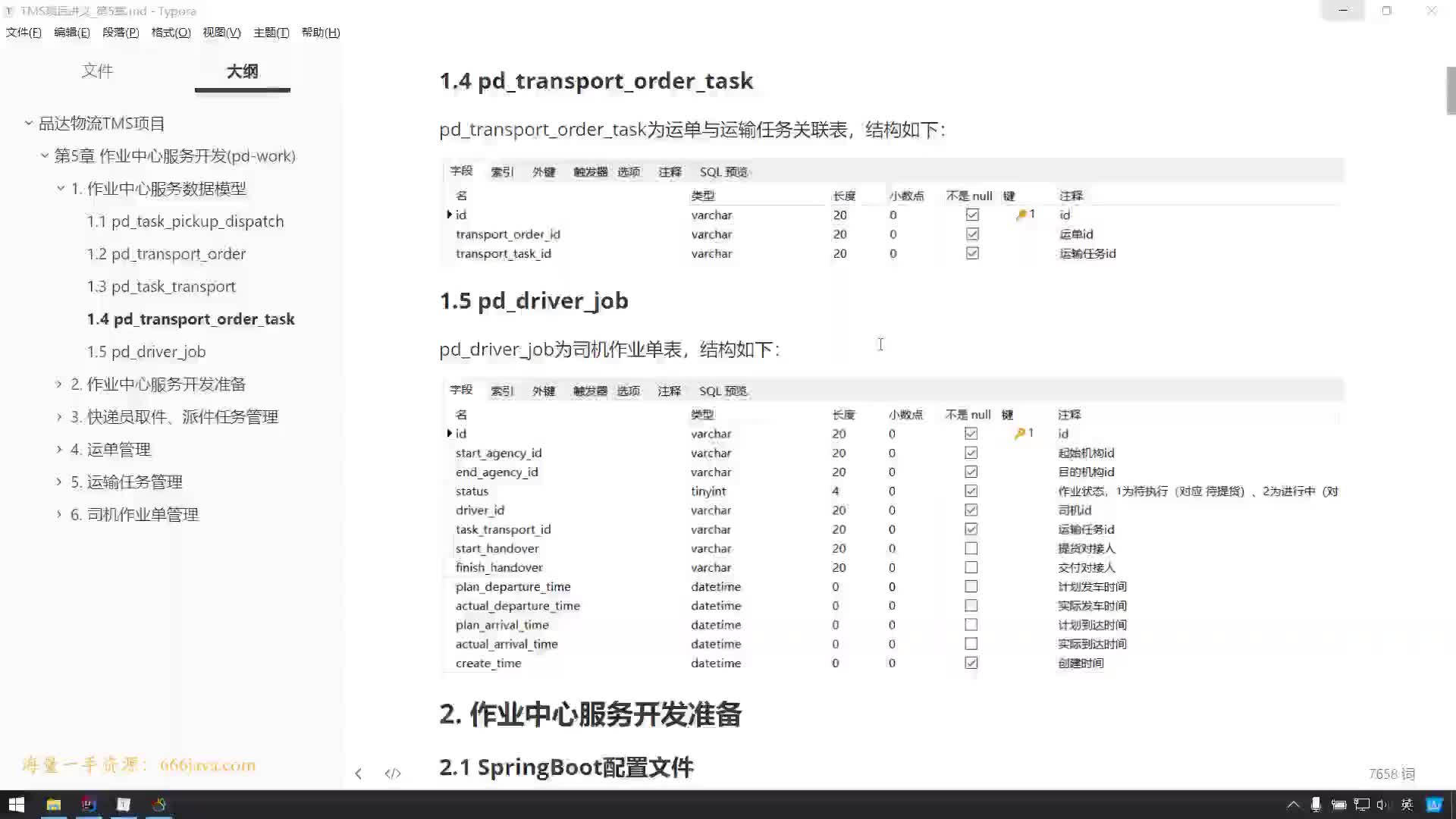 #硬聲創作季  06-作業中心服務數據模型（司機作業單表）