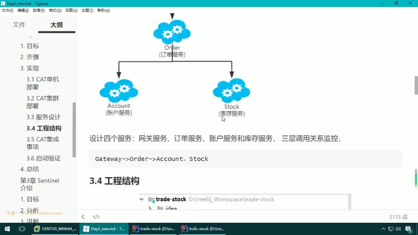 #硬聲創(chuàng)作季  18-JAVAEE實戰(zhàn)項目課程—CAT安裝使用-Stock庫存服務搭建配置