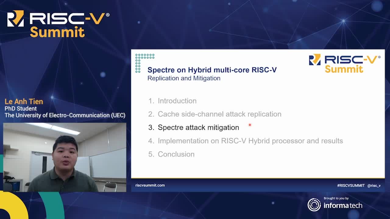 Spectre on Hybrid multi-core RISC-V 2