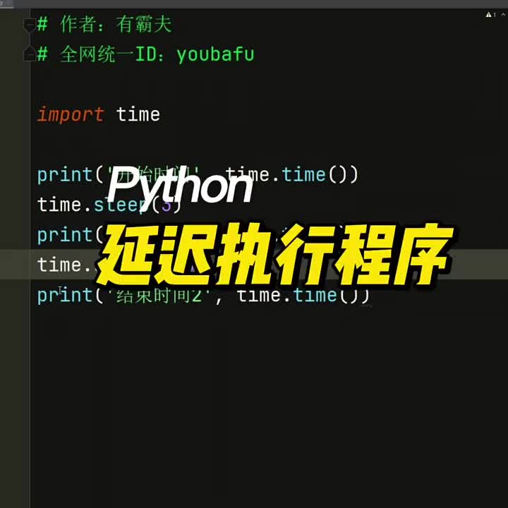 Python延遲執(zhí)行程序代碼