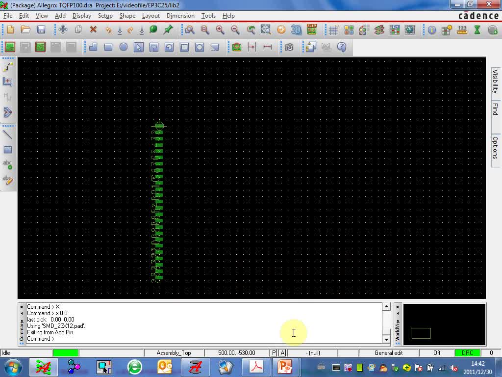 #硬聲創(chuàng)作季 上海庫源電氣Allegro PCB-05.使用Allegro制作表貼封裝-2