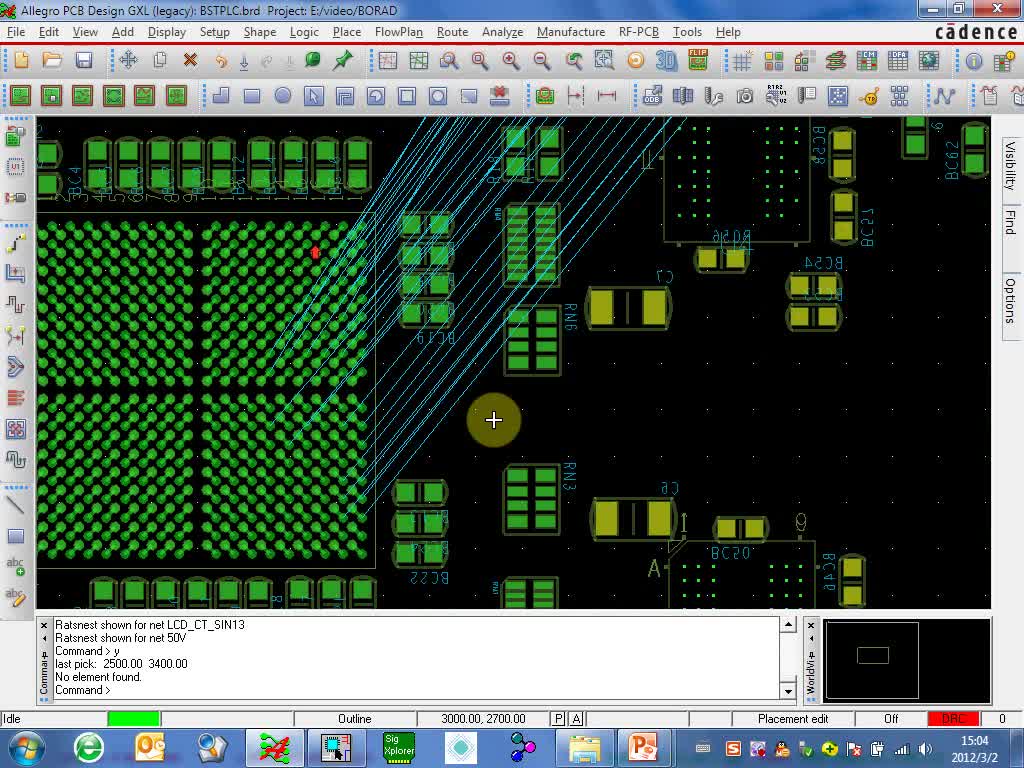 #硬声创作季 上海库源电气Allegro PCB-26.菜单栏的Place Flow plan与Route-2