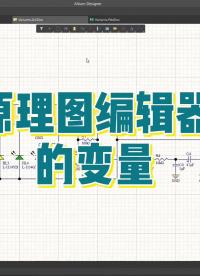 在Altium Designer中，您可以通過(guò)原理圖編輯器快速創(chuàng)建變量并進(jìn)行編輯#pcb設(shè)計(jì) #altium 