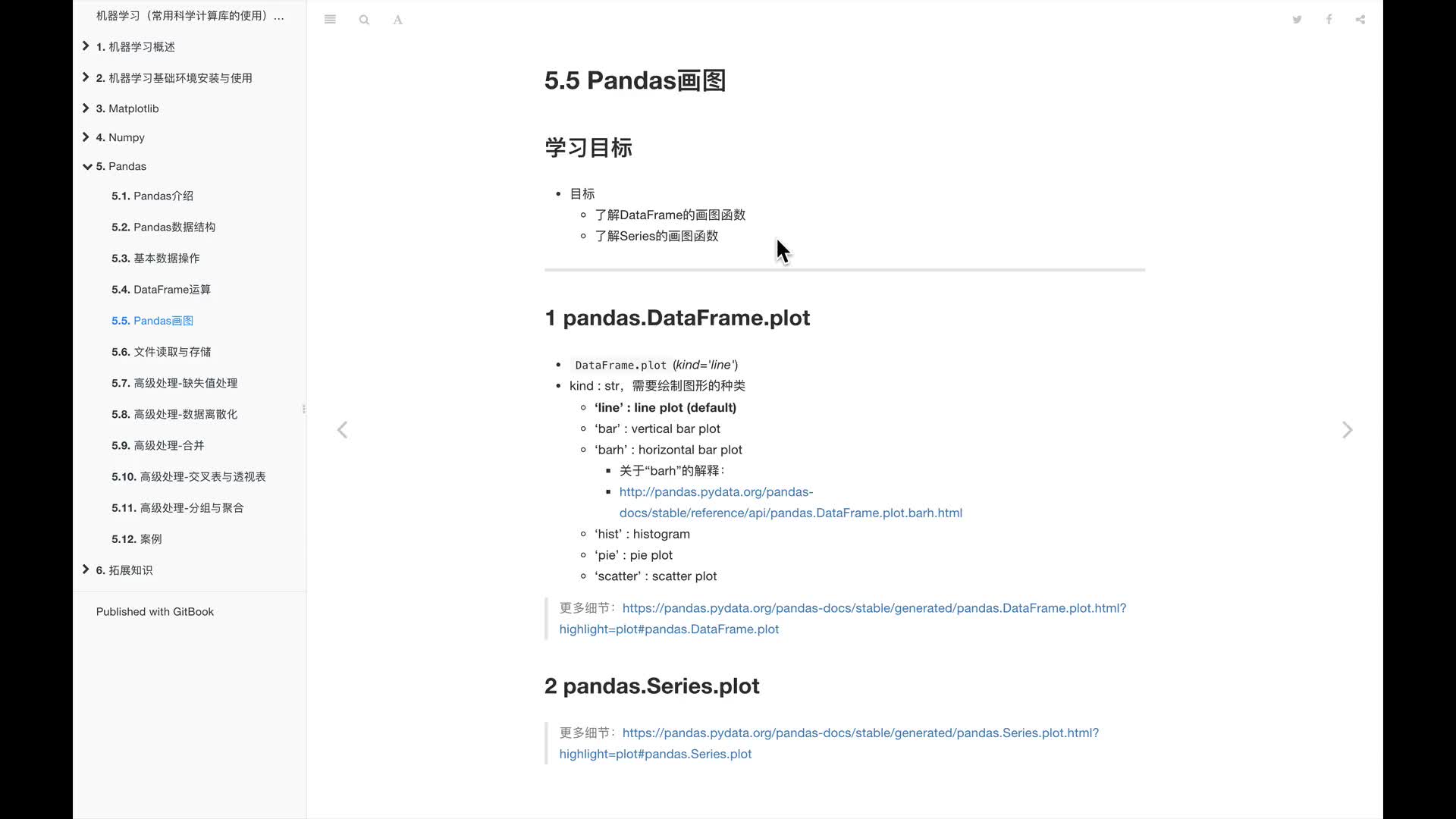 #硬聲創作季  人工智能基礎—機器學習入門完整版教程：6.pandas中繪圖方式介紹