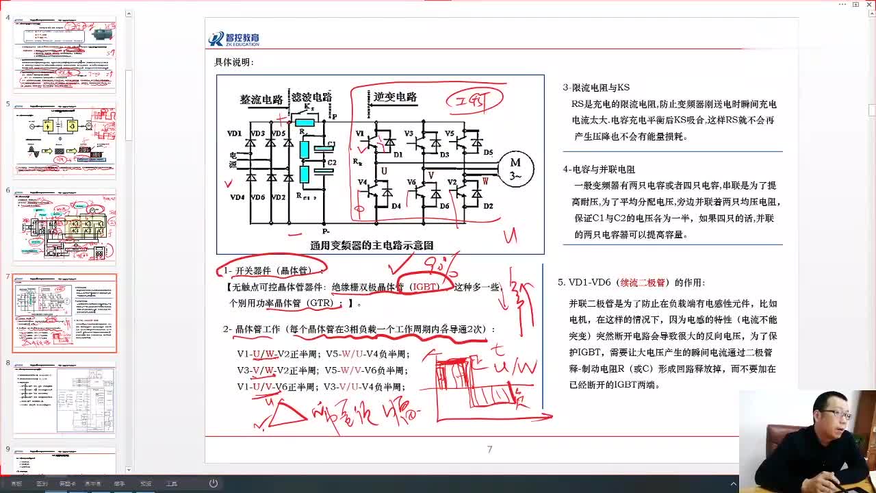 #硬声创作季 #变频器 变频器入门到熟练使用-02.变频器基本构成与工作原理-3