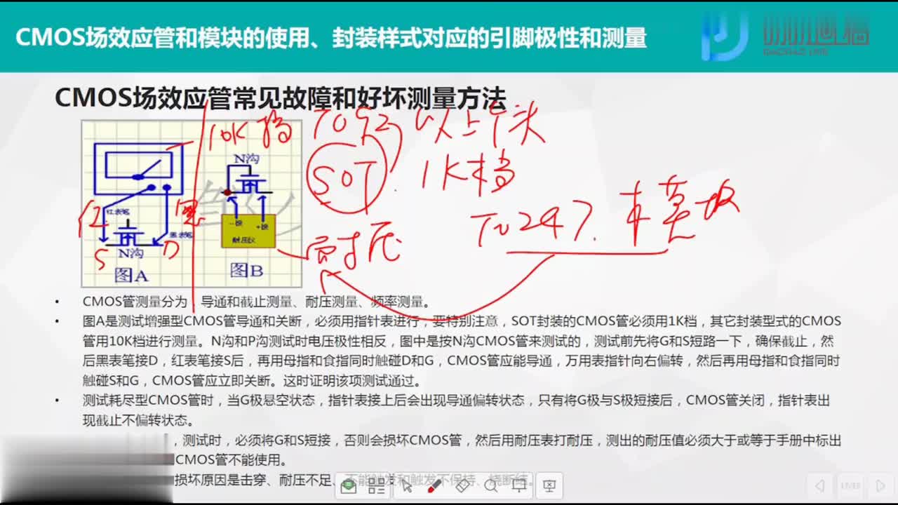 #硬声创作季 #变频器 电子技术与测量-03.11.COMS场效应管和模块的封装样式引脚极性和测量3-2