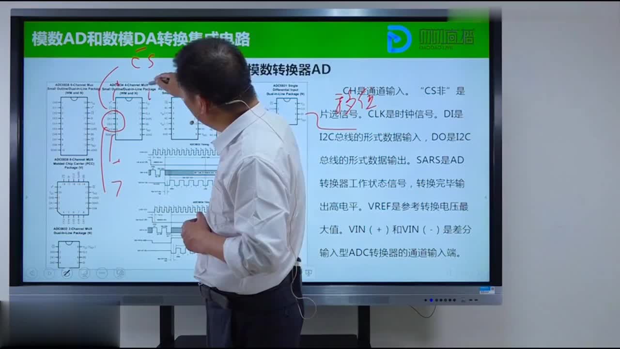 #硬聲創(chuàng)作季 #變頻器 電子技術(shù)與測(cè)量-07.07.模數(shù)AD和數(shù)模DA轉(zhuǎn)集成電路-2
