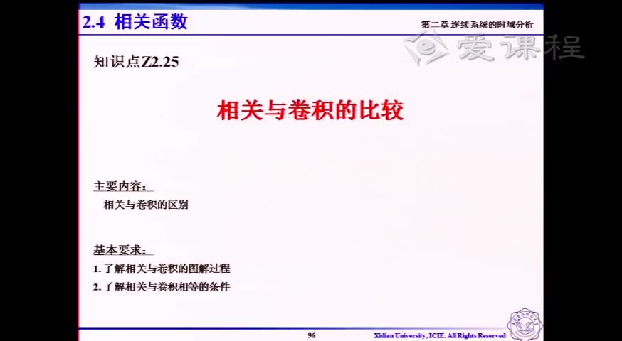 #硬聲創(chuàng)作季  信號(hào)與系統(tǒng) ：[2.3.8]--V2.25-相關(guān)與卷積的比較