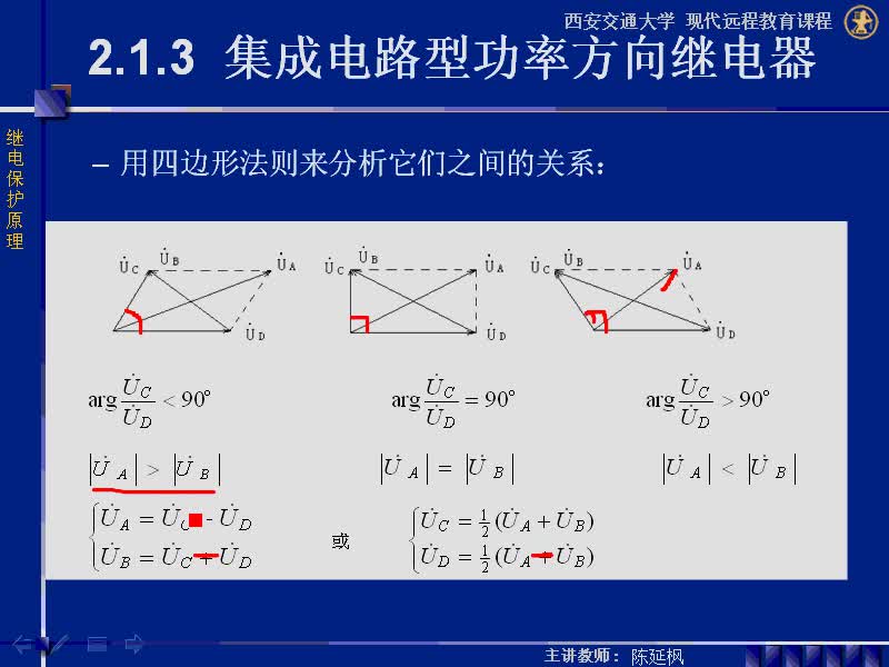 #硬声创作季 #电力系统 继电保护原理-02.02.04相间短路功率方向继电器的接线方式-2