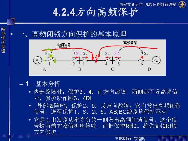 #硬声创作季 #电力系统 继电保护原理-04.02.02方向高频保护-3