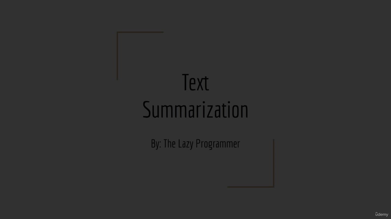 #硬声创作季  机器学习 自然语言处理：10-3. Text Summarization Exercise P