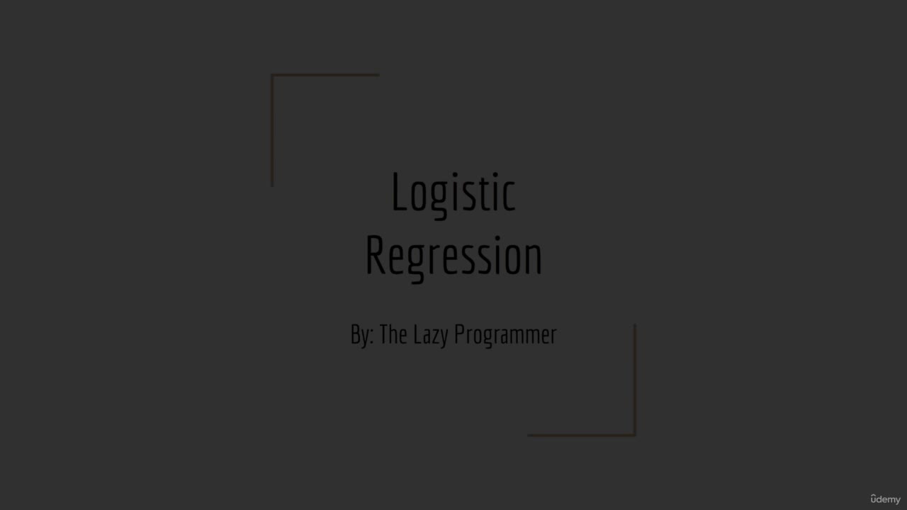 #硬聲創(chuàng)作季  機器學習 自然語言處理：9-4. Logistic Regression Training a