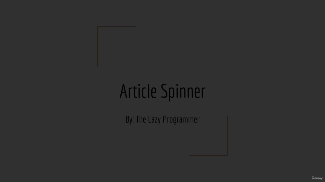 #硬声创作季  机器学习 自然语言处理：5-3. Article Spinner Exercise Promp